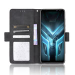 Per Asus ROG Phone 3 ZS661KS Custodia in pelle con motivo a portafoglio stile pelle di vitello ， con slot per schede separato, For Asus ROG Phone 3 ZS661KS