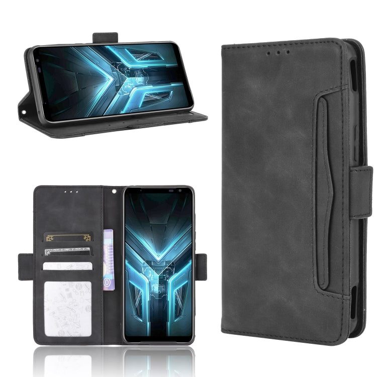 Per Asus ROG Phone 3 ZS661KS Custodia in pelle con motivo a portafoglio stile pelle di vitello ， con slot per schede separato, For Asus ROG Phone 3 ZS661KS