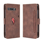 Per Asus ROG Phone 3 ZS661KS Custodia in pelle con motivo a portafoglio stile pelle di vitello ， con slot per schede separato, For Asus ROG Phone 3 ZS661KS