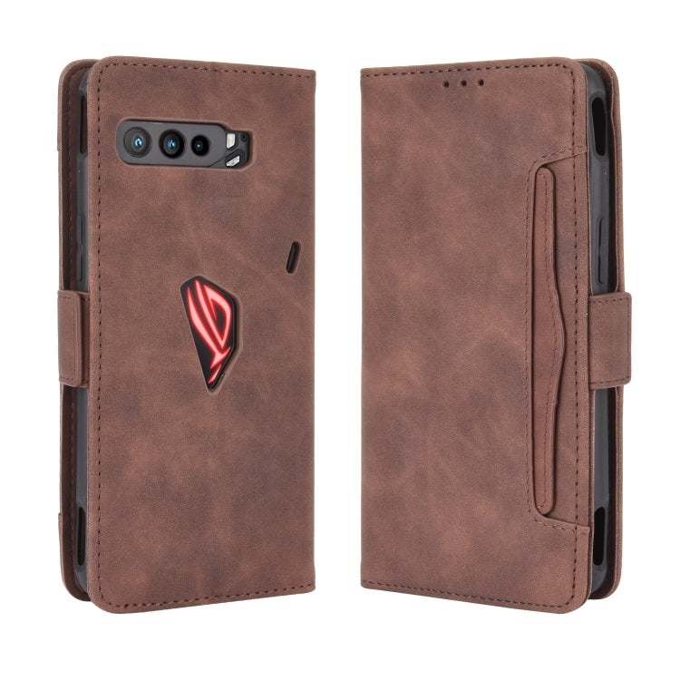 Per Asus ROG Phone 3 ZS661KS Custodia in pelle con motivo a portafoglio stile pelle di vitello ， con slot per schede separato, For Asus ROG Phone 3 ZS661KS