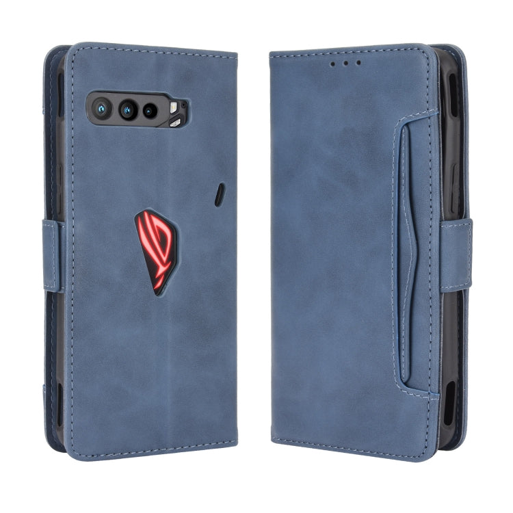 Per Asus ROG Phone 3 ZS661KS Custodia in pelle con motivo a portafoglio stile pelle di vitello ， con slot per schede separato, For Asus ROG Phone 3 ZS661KS