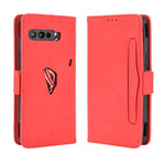 Per Asus ROG Phone 3 ZS661KS Custodia in pelle con motivo a portafoglio stile pelle di vitello ， con slot per schede separato, For Asus ROG Phone 3 ZS661KS