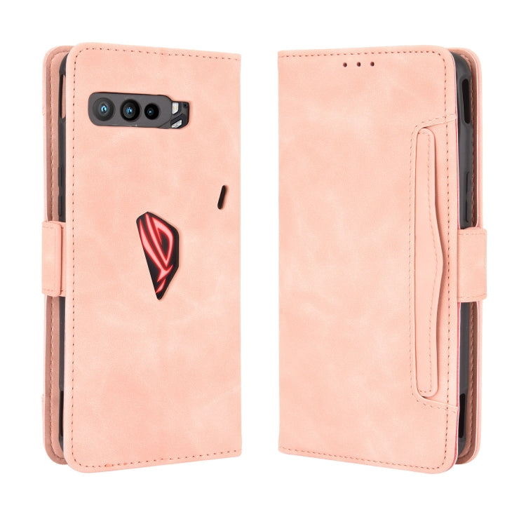 Per Asus ROG Phone 3 ZS661KS Custodia in pelle con motivo a portafoglio stile pelle di vitello ， con slot per schede separato, For Asus ROG Phone 3 ZS661KS