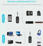 Adattatore Bluetooth 5.0 TX18 audio wireless jack 3,5 mm