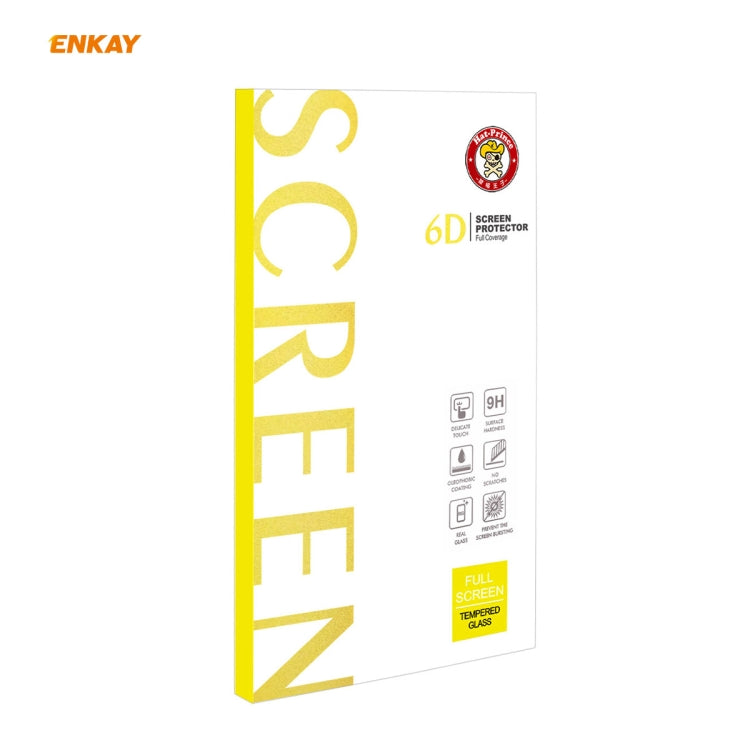 ENKAY Hat-Prince 0.26mm 9H 6D Protezione per gli occhi a schermo intero curvo Protezione per vetro temperato con pellicola verde, For Xiaomi Redmi Note 8 Pro, For Redmi Note 9S/Note 9 Pro (Max), ForRedmi 10X 4G / Redmi Note 9, For Xiaomi Redmi 9 / 9A /...