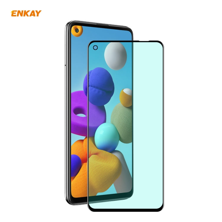 ENKAY Hat-Prince 0.26mm 9H 6D Protezione per gli occhi a schermo intero curvo Protezione per vetro temperato con pellicola verde, For Xiaomi Redmi Note 8 Pro, For Redmi Note 9S/Note 9 Pro (Max), ForRedmi 10X 4G / Redmi Note 9, For Xiaomi Redmi 9 / 9A /...