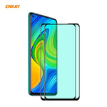 2 PCS ENKAY Hat-Prince 0.26mm 9H 6D Protezione per gli occhi a schermo intero curvo Protezione per vetro temperato con pellicola verde, For Xiaomi Redmi Note 8 Pro, For Xiaomi Redmi Note 9S/Note 9 Pro, For Redmi 10X 4G/Redmi Note 9                     ...