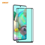 2 PCS ENKAY Hat-Prince 0.26mm 9H 6D Protezione per gli occhi a schermo intero curvo Protezione per vetro temperato con pellicola verde, For Xiaomi Redmi Note 8 Pro, For Xiaomi Redmi Note 9S/Note 9 Pro, For Redmi 10X 4G/Redmi Note 9                     ...