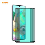 5 PZ ENKAY Hat-Prince 0.26mm 9H 6D Protezione per gli occhi a schermo intero curvo Protezione per vetro temperato con pellicola verde, For Xiaomi Redmi Note 8 Pro, For Redmi Note 9S/Note 9 Pro, For Redmi 10X 4G/Redmi Note 9, For Xiaomi Redmi 9 / 9A / 9...