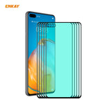 5 PZ ENKAY Hat-Prince 0.26mm 9H 6D Protezione per gli occhi a schermo intero curvo Protezione per vetro temperato con pellicola verde, For Xiaomi Redmi Note 8 Pro, For Redmi Note 9S/Note 9 Pro, For Redmi 10X 4G/Redmi Note 9, For Xiaomi Redmi 9 / 9A / 9...