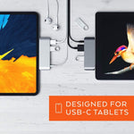Adattatore HUB USB-C 4 in 1 con HDMI, AUX, USB e PD