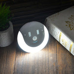 Luce di ricarica USB e controllo del rilevamento del corpo umano Sorriso Luce notturna magnetica, Cold White Light, Warm white light