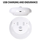 Luce di ricarica USB e controllo del rilevamento del corpo umano Sorriso Luce notturna magnetica, Cold White Light, Warm white light