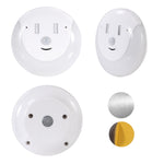 Luce di ricarica USB e controllo del rilevamento del corpo umano Sorriso Luce notturna magnetica, Cold White Light, Warm white light