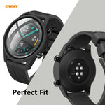 Per Huawei Watch GT 2 42mm ENKAY Hat-Prince ENK-AC8201 Custodia smerigliata per PC a copertura totale + protezione in vetro temperato 9H