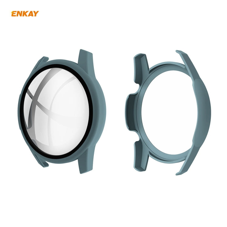 Per Huawei Watch GT 2 42mm ENKAY Hat-Prince ENK-AC8201 Custodia smerigliata per PC a copertura totale + protezione in vetro temperato 9H