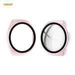 Per Huawei Watch GT 2e 46mm ENKAY Hat-Prince ENK-AC8203 Custodia smerigliata per PC a copertura totale + Pellicola in vetro temperato 9H
