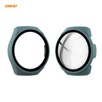 Per Huawei Watch GT 2e 46mm ENKAY Hat-Prince ENK-AC8203 Custodia smerigliata per PC a copertura totale + Pellicola in vetro temperato 9H