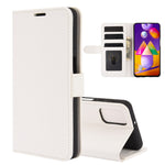 Per Samsung Galaxy M31s R64 Texture Custodia protettiva a vibrazione orizzontale singola con supporto e slot per schede e portafoglio e cornice per foto, For Samsung Galaxy M31s