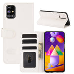 Per Samsung Galaxy M31s R64 Texture Custodia protettiva a vibrazione orizzontale singola con supporto e slot per schede e portafoglio e cornice per foto, For Samsung Galaxy M31s