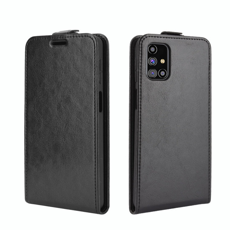Per Samsung Galaxy M31s R64 Texture Custodia protettiva in pelle a vibrazione verticale singola con slot per schede e cornice per foto, For Galaxy M31s