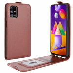 Per Samsung Galaxy M31s R64 Texture Custodia protettiva in pelle a vibrazione verticale singola con slot per schede e cornice per foto, For Galaxy M31s