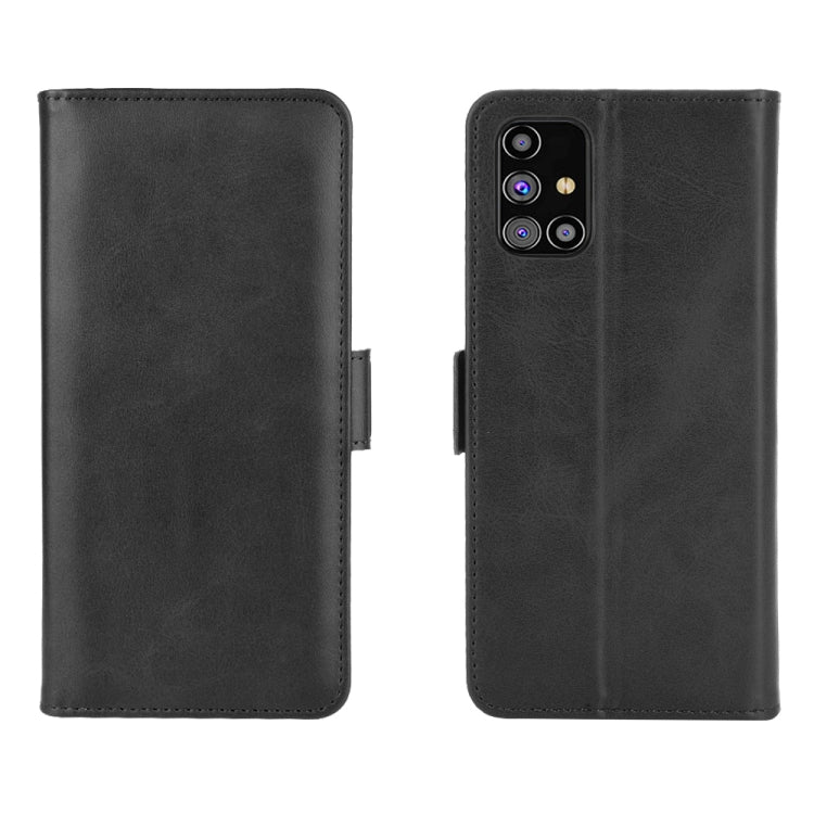 Per Samsung Galaxy M31s Custodia in pelle a vibrazione orizzontale con fibbia magnetica a doppio lato con supporto, slot per schede e portafoglio, For Galaxy M31s