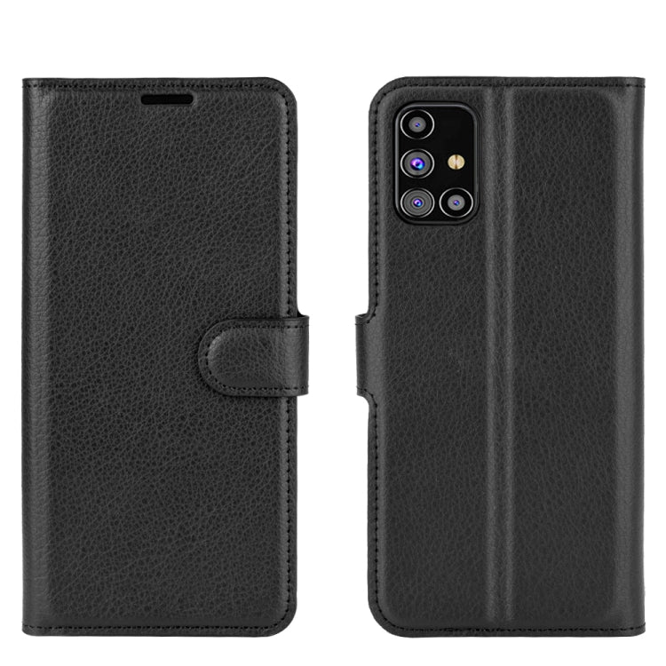 Per Samsung Galaxy M31s Litchi Texture Custodia protettiva a vibrazione orizzontale con supporto, slot per schede e portafoglio, For Galaxy M31s