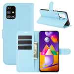Per Samsung Galaxy M31s Litchi Texture Custodia protettiva a vibrazione orizzontale con supporto, slot per schede e portafoglio, For Galaxy M31s