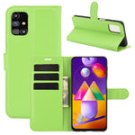Per Samsung Galaxy M31s Litchi Texture Custodia protettiva a vibrazione orizzontale con supporto, slot per schede e portafoglio, For Galaxy M31s
