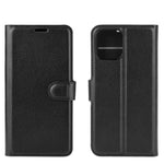 Per iPhone 12 Custodia protettiva a vibrazione orizzontale Litchi Texture con supporto, slot per schede e portafoglio, For iPhone 12 mini