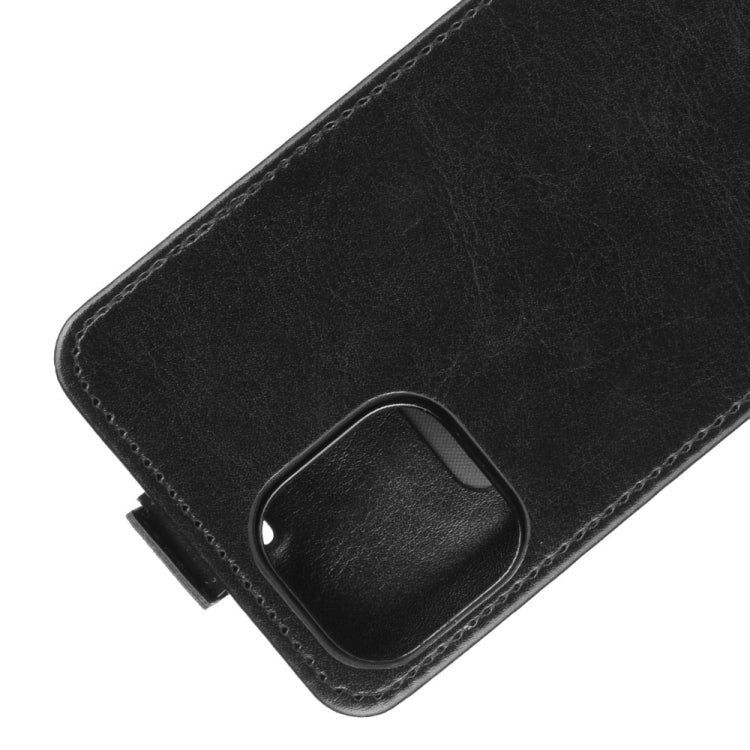 Per iPhone 12 R64 Texture Custodia protettiva in pelle a vibrazione verticale singola con slot per schede e cornice per foto, For iPhone 12 mini