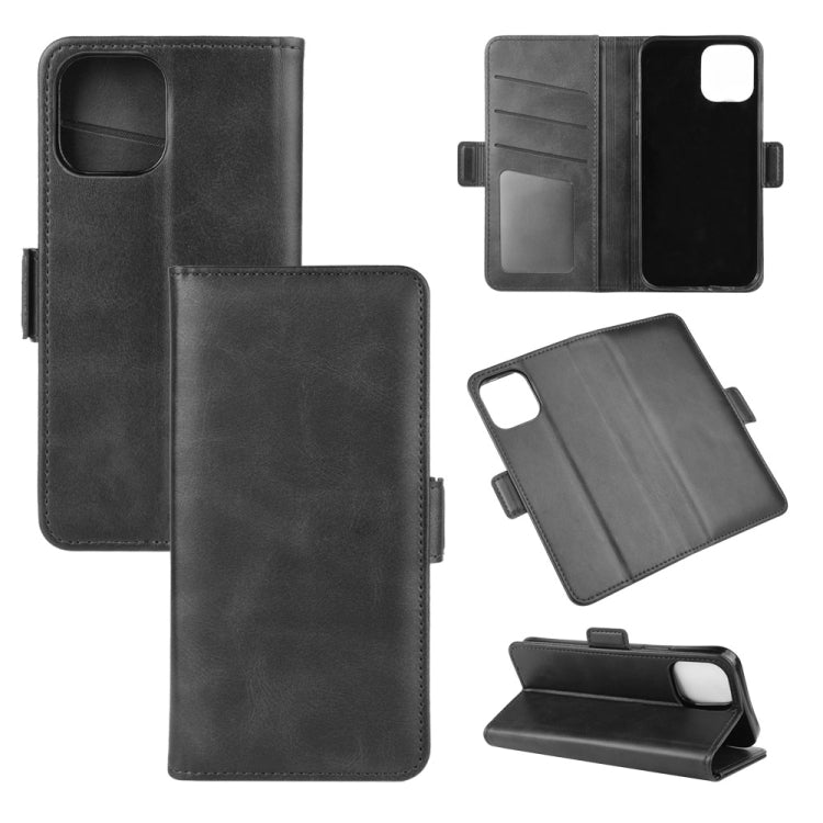 Per iPhone 12 Custodia in pelle a vibrazione orizzontale con fibbia magnetica a doppio lato con supporto, slot per carte e portafoglio, For iPhone 12 mini