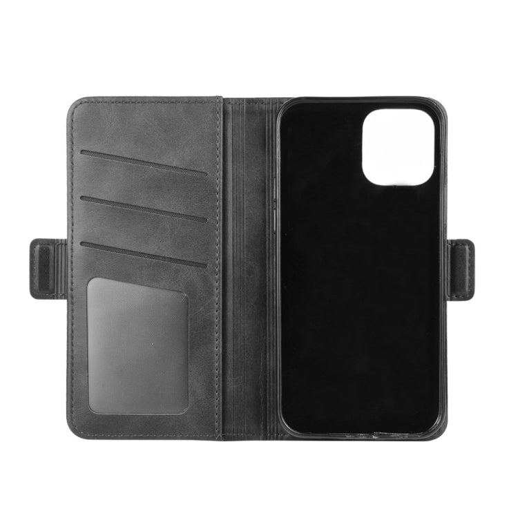 Per iPhone 12 Custodia in pelle a vibrazione orizzontale con fibbia magnetica a doppio lato con supporto, slot per carte e portafoglio, For iPhone 12 mini
