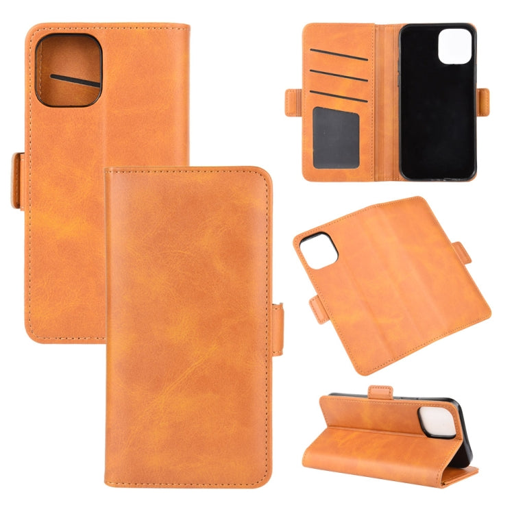 Per iPhone 12 Pro Max Custodia in pelle a vibrazione orizzontale con fibbia magnetica a doppio lato con supporto e slot per carte e portafoglio, For iPhone 12 Pro Max