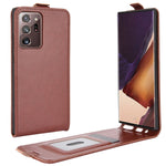 Per Samsung Galaxy Note20 Ultra 5G R64 Texture Custodia protettiva in pelle a vibrazione verticale singola con slot per schede e cornice per foto
