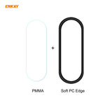 Per Xiaomi Mi Band 5 ENKAY Hat-Prince 3D Full Screen Soft PC Edge + Pellicola proteggi schermo PMMA HD, 1 PCS, 2 PCS