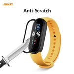 Per Xiaomi Mi Band 5 ENKAY Hat-Prince 3D Full Screen Soft PC Edge + Pellicola proteggi schermo PMMA HD, 1 PCS, 2 PCS