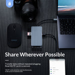 ORICO WB-11P Hub USB-C 10 in 1 trasparente