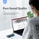 ORICO WB-11P Hub USB-C 10 in 1 trasparente