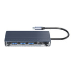 Hub USB-C ORICO WB-8P 8 porte trasparente PC