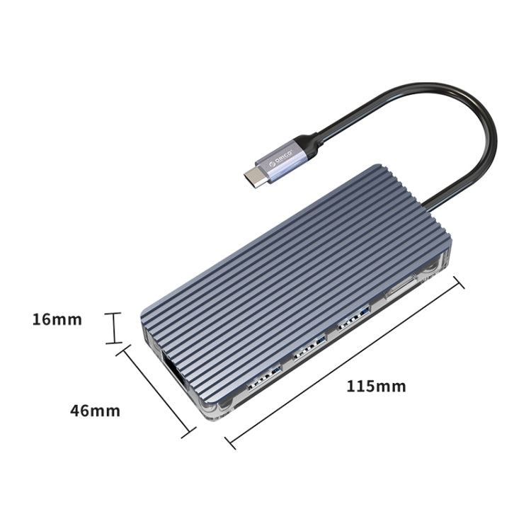 ORICO WB-6RJ Hub USB-C 6 in 1 con HDMI 4K e RJ45