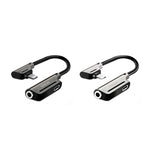 ENKAY ENK-AT103 Audio da 8 pin a 3,5 mm ＆ Convertitore di interfacce di ricarica a 8 pin Adattatore in lega di zinco, 3.5mm Audio ＆ 8 Pin Charging