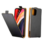 Flip verticale in stile business TPU + custodia in pelle PU con slot per schede, For iPhone 12 Pro Max, For iPhone 12 mini, For iPhone 12 / 12 Pro
