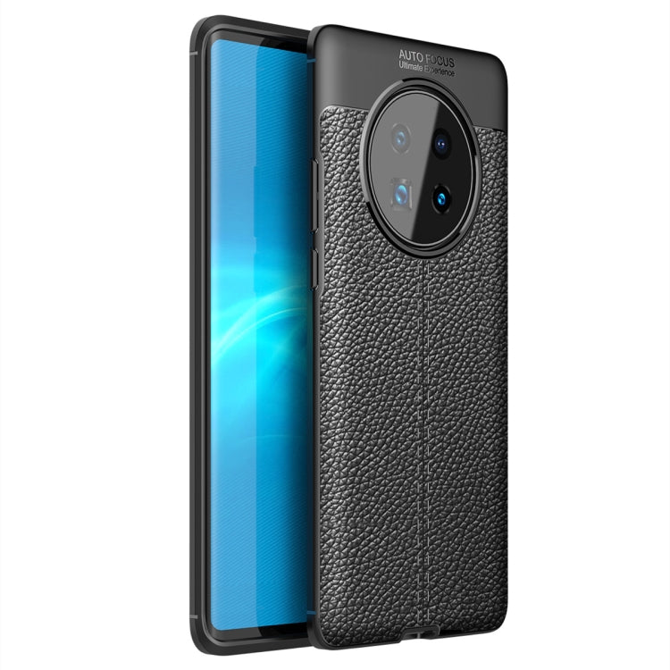 Custodia antiurto in TPU con texture Litchi, For Huawei Mate 40, For Huawei Mate 40 Pro
