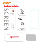 2 PZ ENKAY Hat-Prince 0.26mm 9H 2.5D Bordo curvo Pellicola in vetro temperato antideflagrante, For iPhone 12 mini, For iPhone 12 / 12 Pro, For iPhone 12 Pro Max