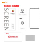 ENKAY Hat-Prince Full Glue 0.26mm 9H 2.5D Pellicola a copertura totale in vetro temperato, For iPhone 12 mini, For iPhone 12 / 12 Pro, For iPhone 12 Pro Max