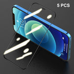 5 PZ ENKAY Hat-Prince Full Glue 0.26mm 9H 2.5D Pellicola a copertura totale in vetro temperato, For iPhone 12 mini 5 PCS, For iPhone 12 / 12 Pro 5 PCS, For iPhone 12 Pro Max 5 PCS