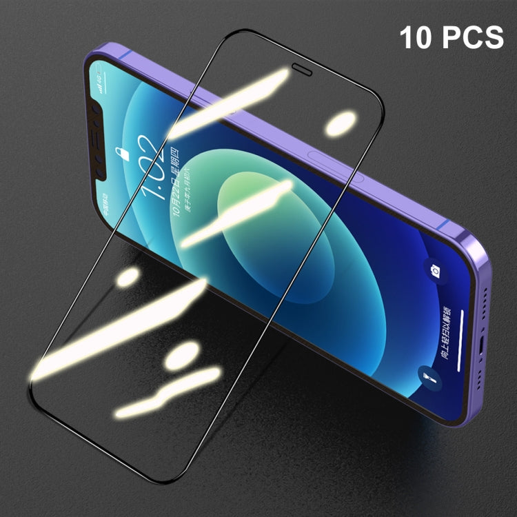 10 PZ ENKAY Hat-Prince Full Glue 0.26mm 9H 2.5D Pellicola a copertura totale in vetro temperato, For iPhone 12 mini 10 PCS, For iPhone 12 / 12 Pro 10 PCS, For iPhone 12 Pro Max 10 PCS