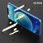 10 PZ ENKAY Hat-Prince Full Glue 0.26mm 9H 2.5D Pellicola a copertura totale in vetro temperato, For iPhone 12 mini 10 PCS, For iPhone 12 / 12 Pro 10 PCS, For iPhone 12 Pro Max 10 PCS